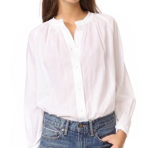 NWT Vince Soft Pleated Blouse XS